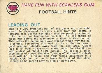 1977 Scanlens VFL #50 Ray Shaw Back